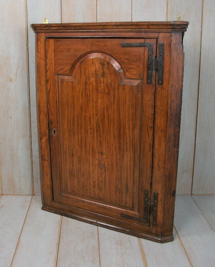 18th Century Oak Corner Cupboard